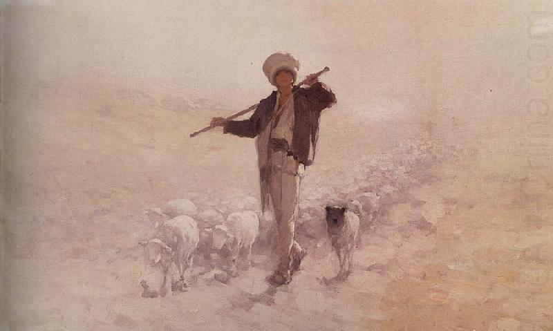 Shepherd with Herd, Nicolae Grigorescu